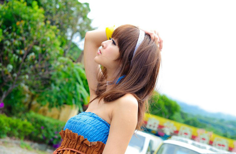 果子MM夏日靓丽户外清新写真