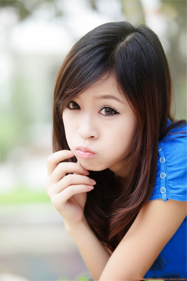 南碧美女公园清纯靓丽美图写真