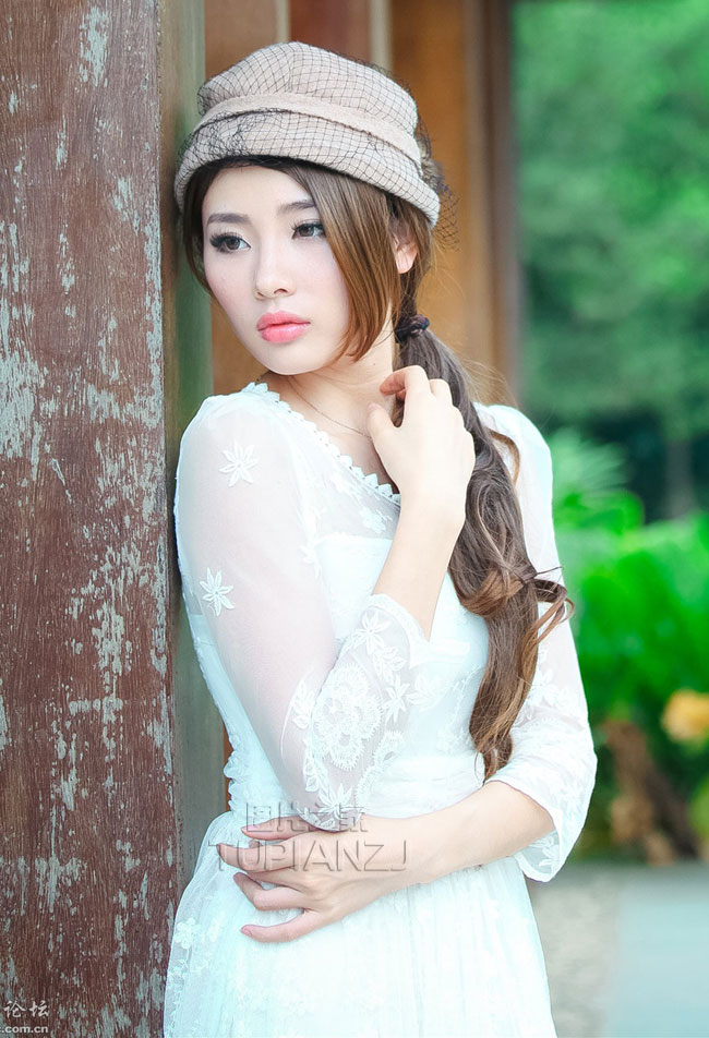 氧气美女清纯照 芊芊少女君子好逑
