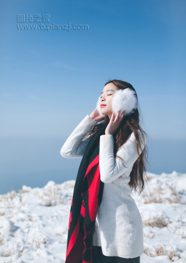 清纯美女校花冬季唯美写真图片