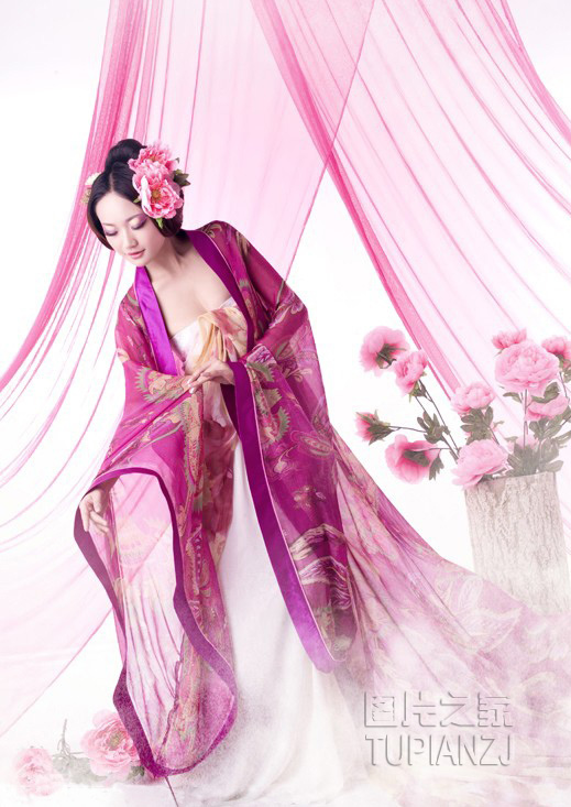 香艳小美女古典照 美貌如花