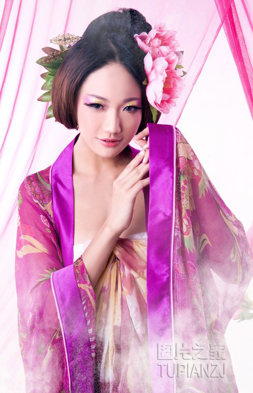 香艳小美女古典照 美貌如花
