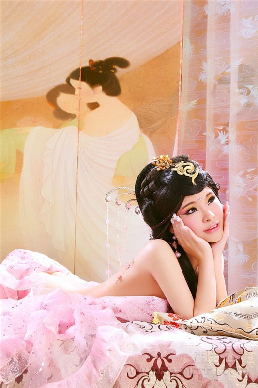 沐蝶古装美女图片 性感曲线诱惑撩人