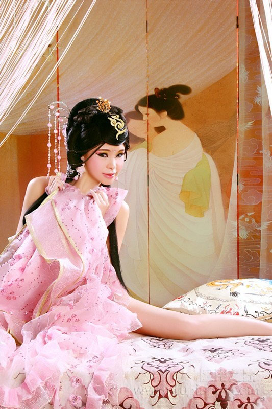 沐蝶古装美女图片 性感曲线诱惑撩人