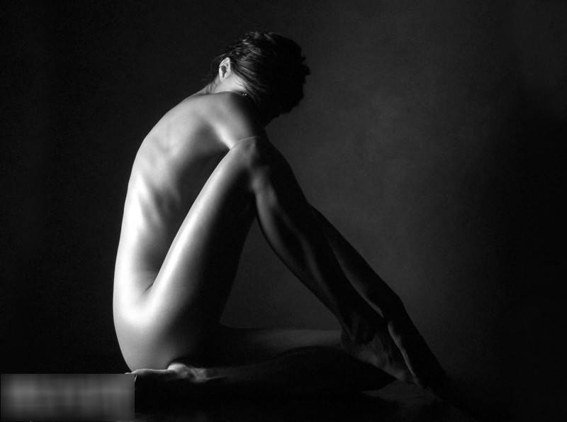 印度美女人体艺术特色黑白写真