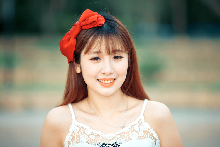 性感小清新的户外写真