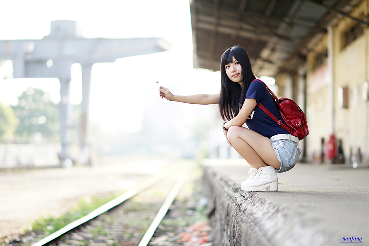 清纯可爱的唯美少女外拍