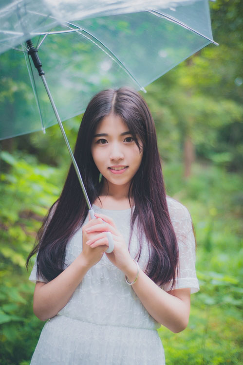 雨后的你清新可人让人迷醉