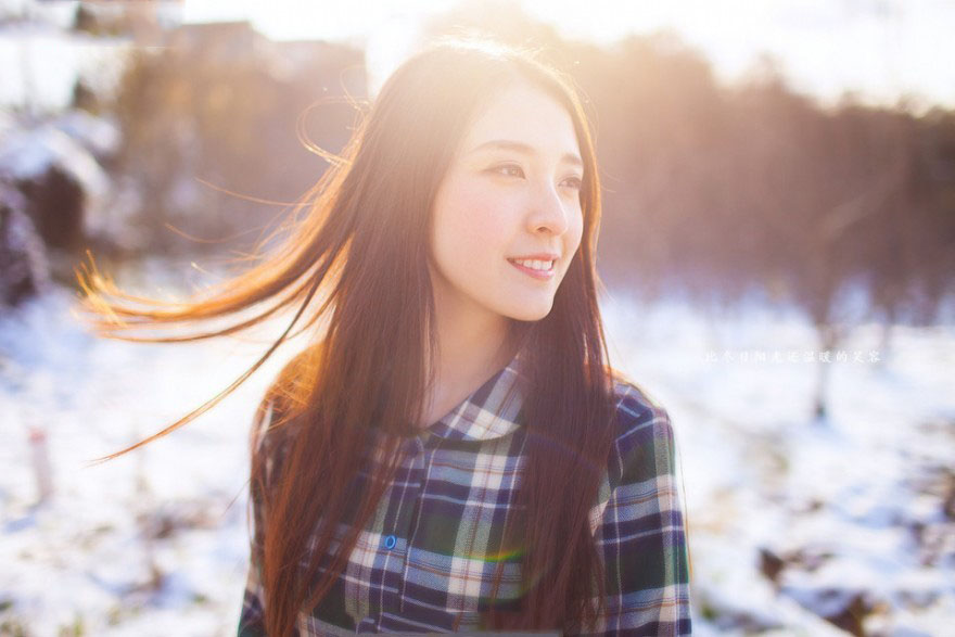 茫茫白雪掩盖不住你的美
