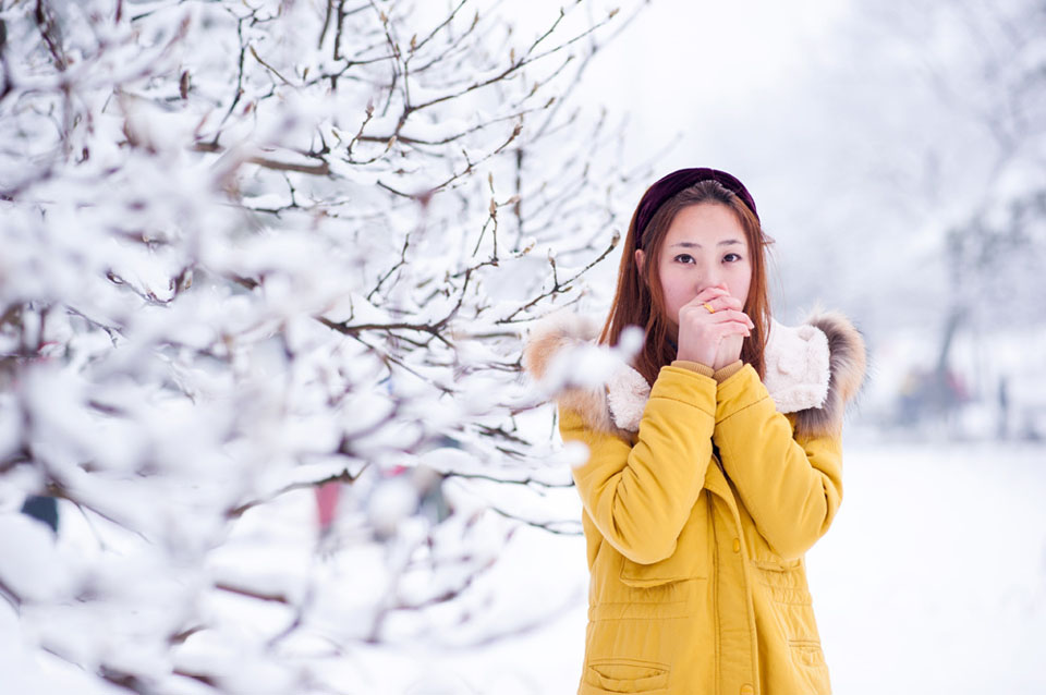 清纯少女的雪之梦