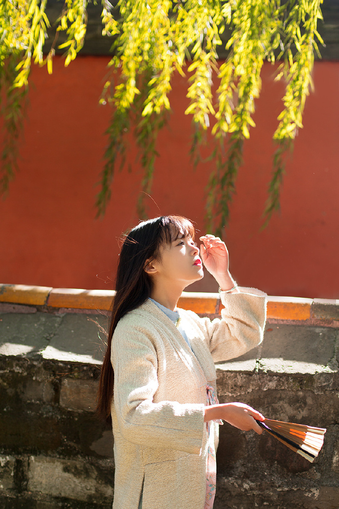 扇子姑娘的唯美写真
