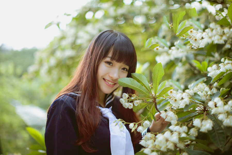 时光里的甜美校花