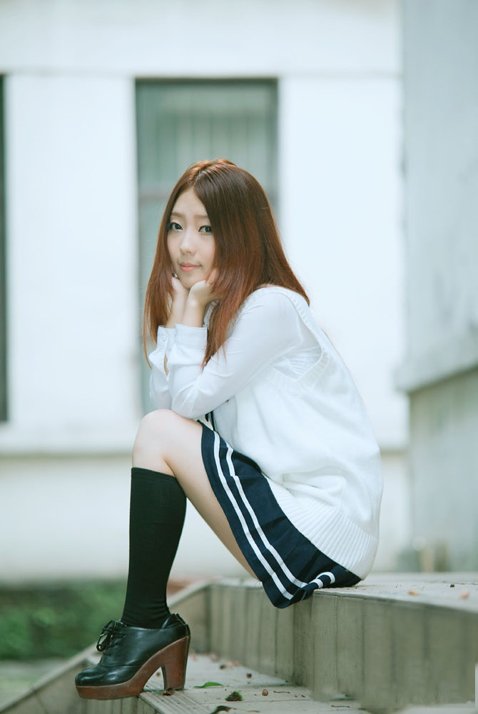 巷弄里的可爱学生装