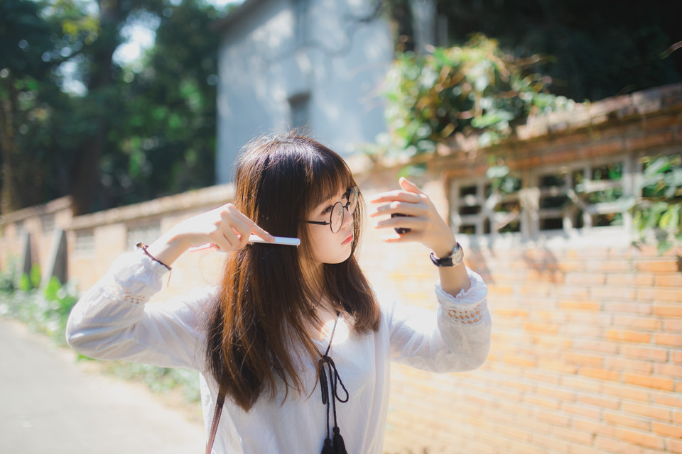 清纯美女暖冬的温度写真