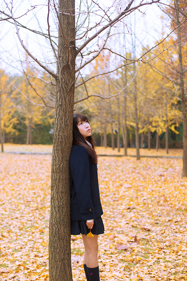 清纯学院少女森女写真