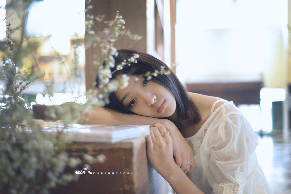 小清新美女如果等待是最初的记忆