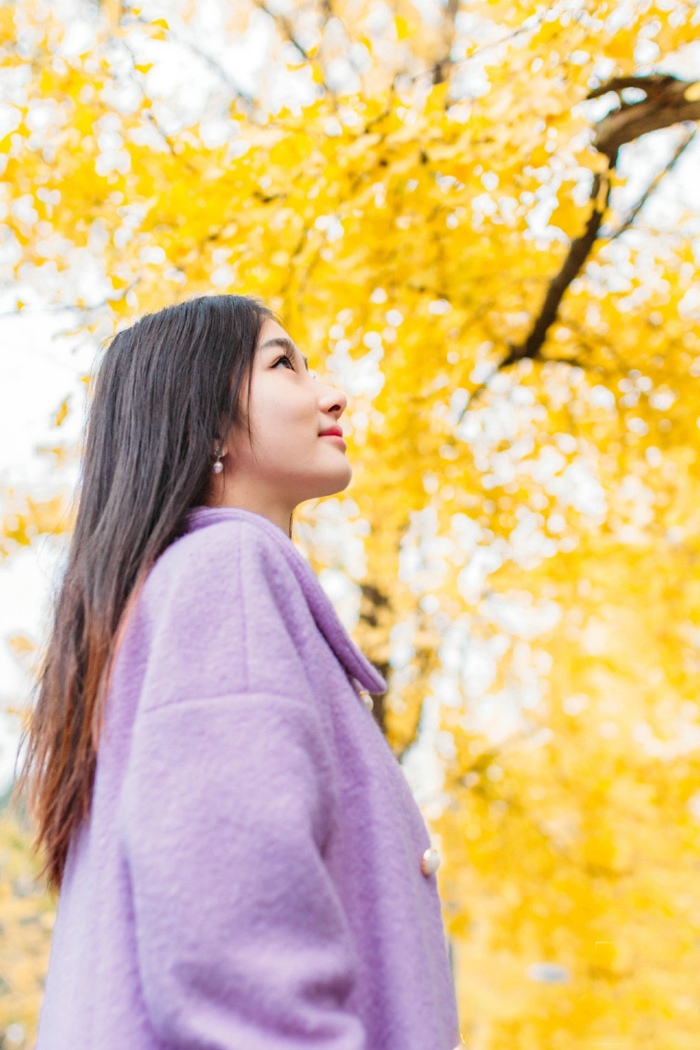 川大银杏女神魏冬瑞唯美写真