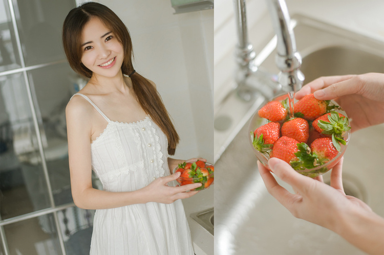 静怡少女温婉可人甜美一笑