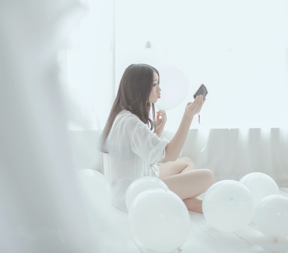 梁缘小清新私房粉嫩肌肤吹弹可破