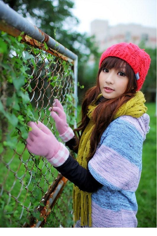90后清新美女超甜美图片