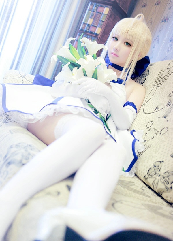 白皙可爱迷人小妹高清cosplay