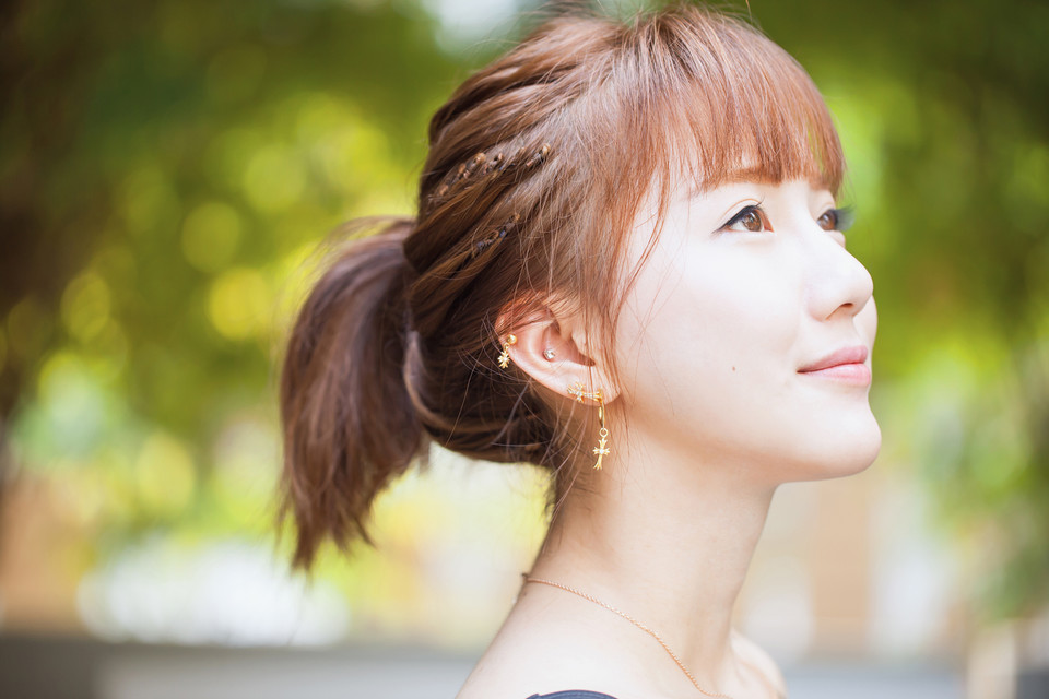 清纯泳装少女的夏日