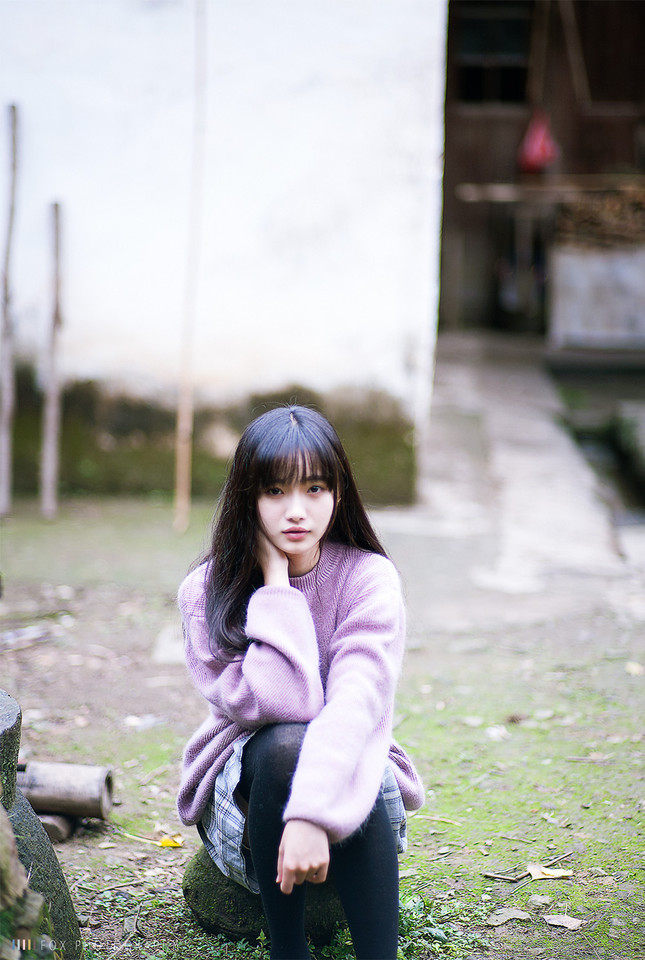 文艺长发姑娘纯美清新