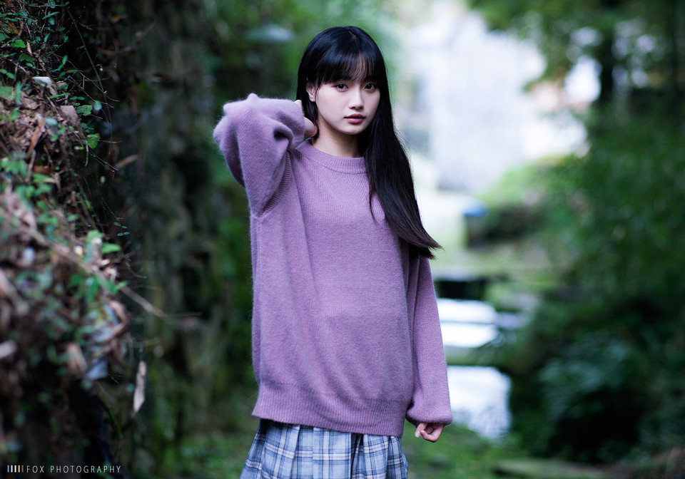 文艺长发姑娘纯美清新