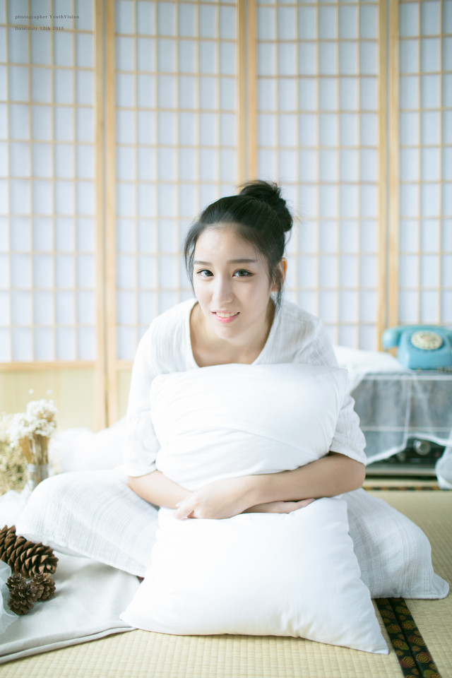 气质美女周末的闲暇时间