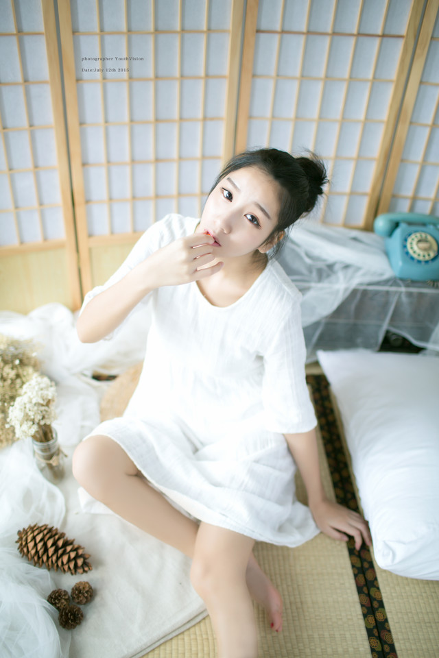 气质美女周末的闲暇时间