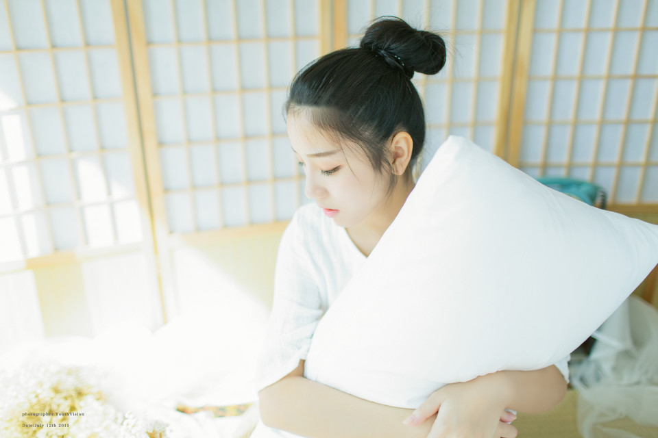 气质美女周末的闲暇时间