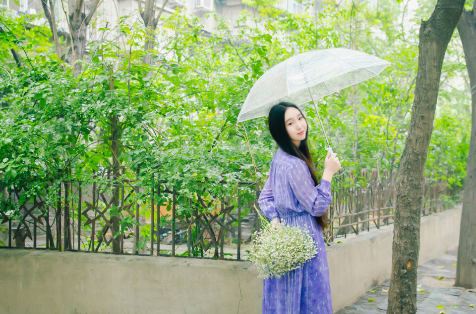 谷雨时节气质纯情MM来袭