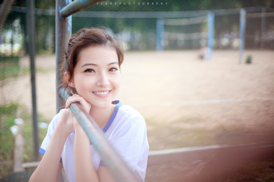 校园活力女孩的一天