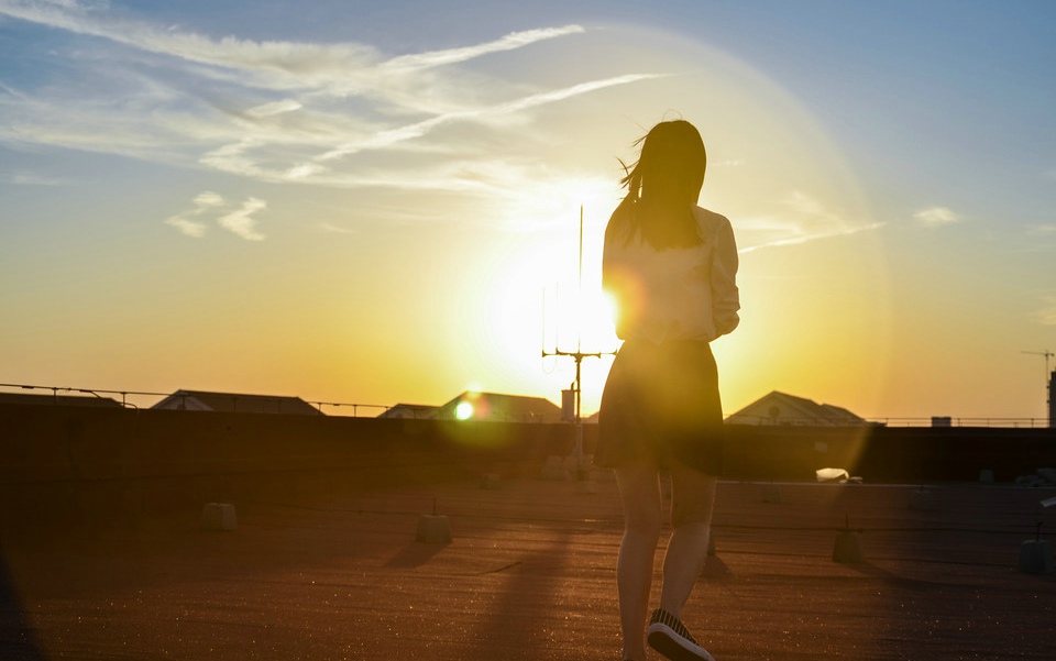 校服清新美少女的唯美写真