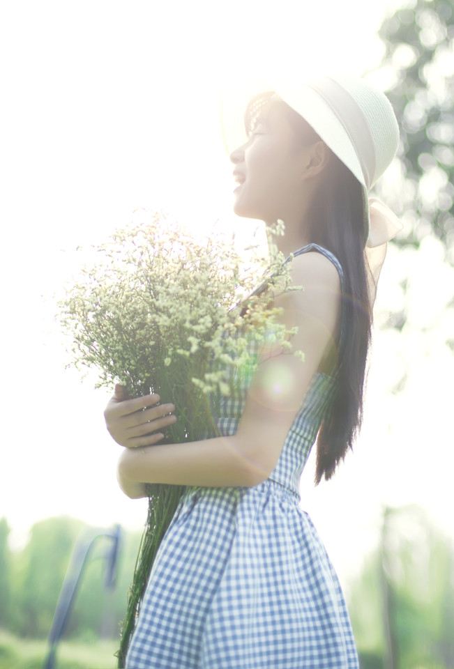 小清新少女夏日纯情可人