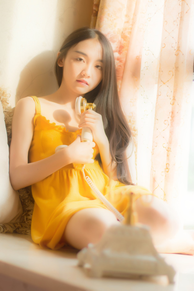 长发清纯少女私房写真