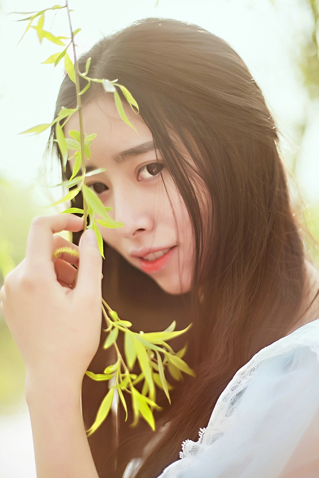 可爱呆萌仙子笑容甜美