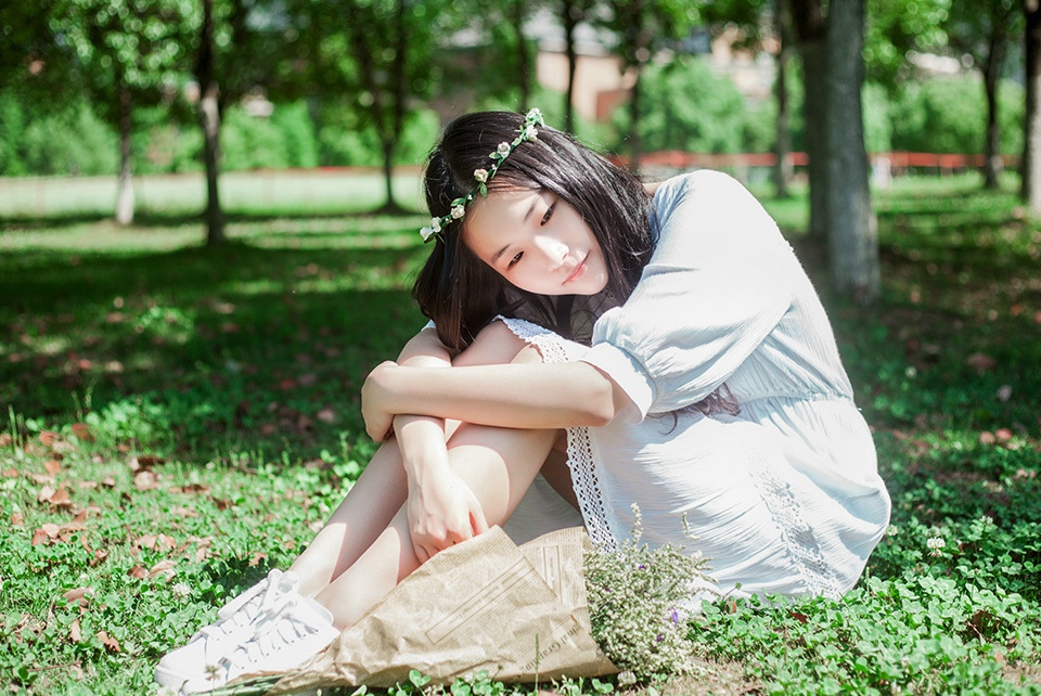 偶遇清纯甜美少女