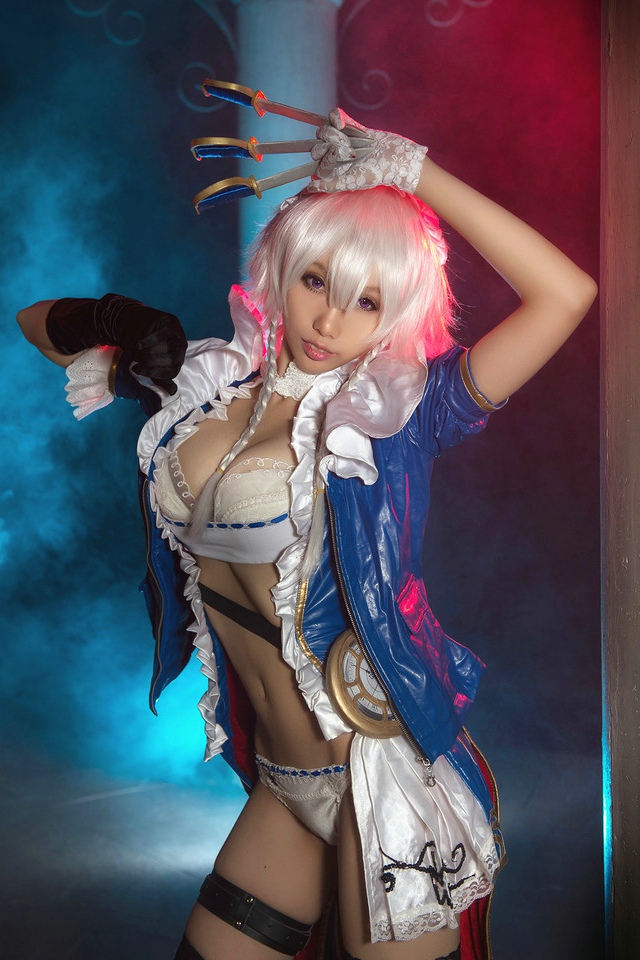 性感妖娆女火辣cosplay