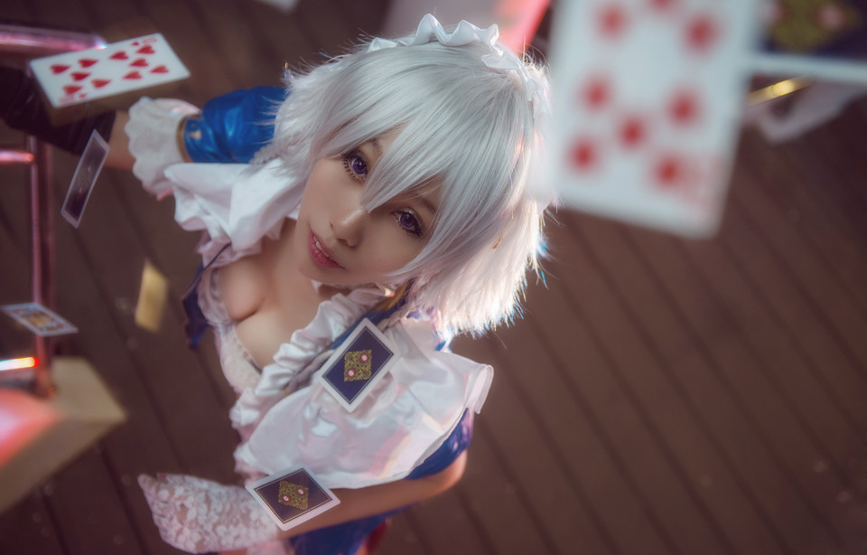 性感妖娆女火辣cosplay