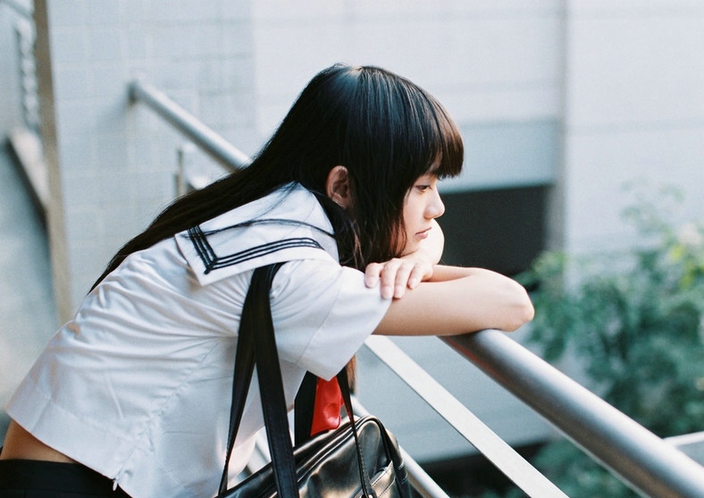花季美女笑容甜美