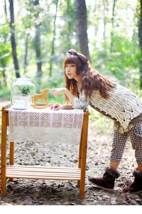 可爱森林小魔女甜美写真