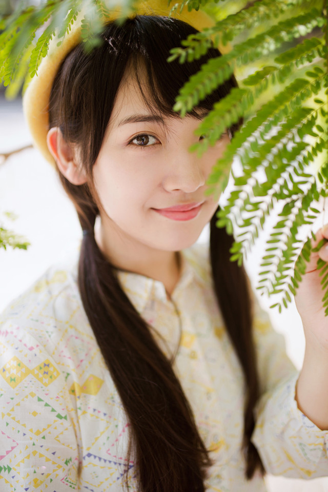 清纯美女初恋般清新可爱