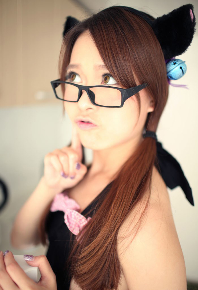 清新俏皮美女模特Carol性感厨房写真可爱无敌
