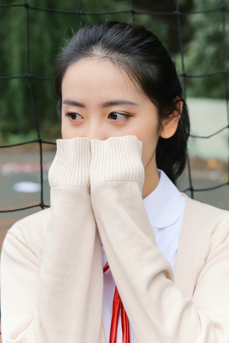 马尾校园姑娘清纯动人养眼可人