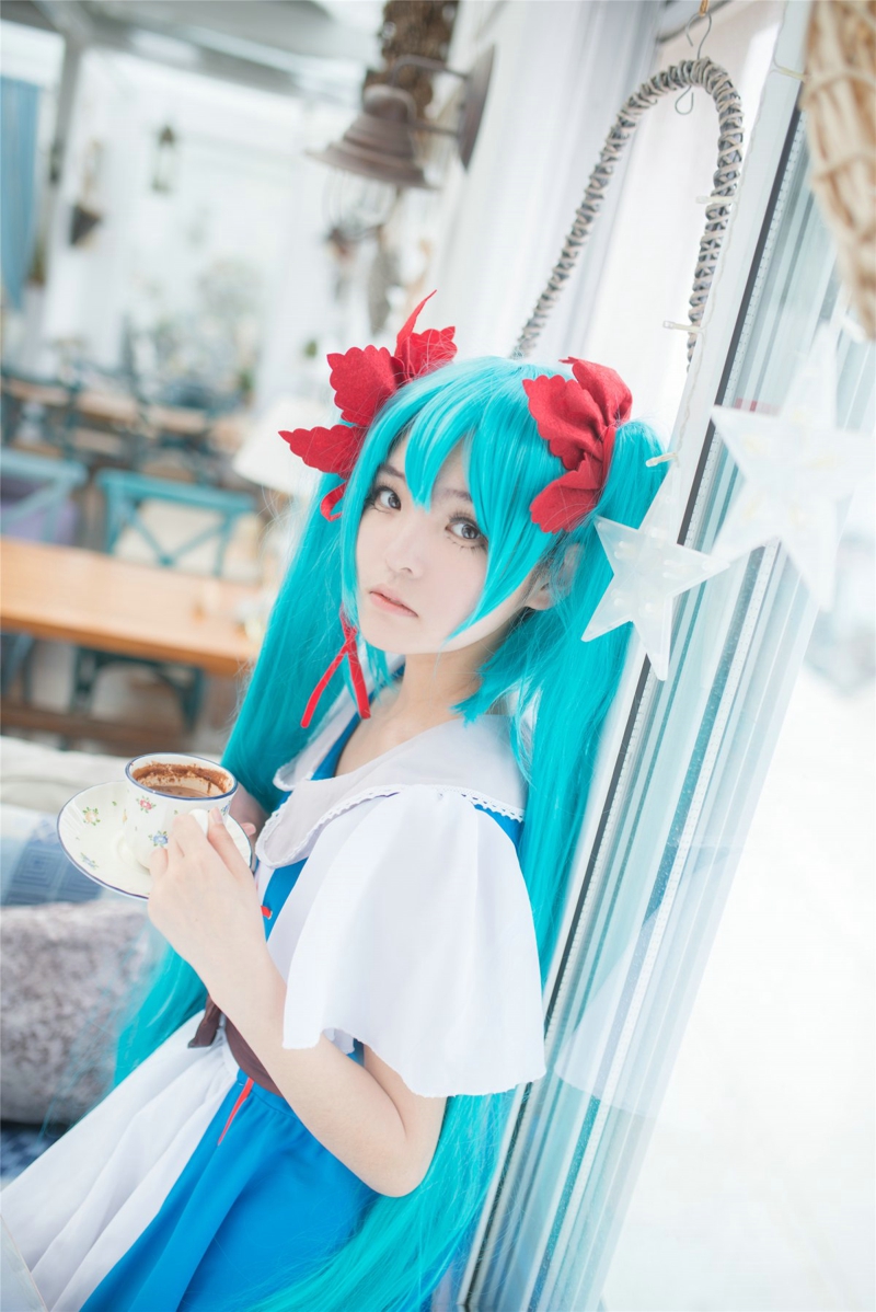 操心妹妹cos初音未来欺诈小丑miku