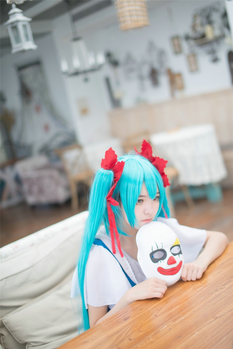 操心妹妹cos初音未来欺诈小丑miku