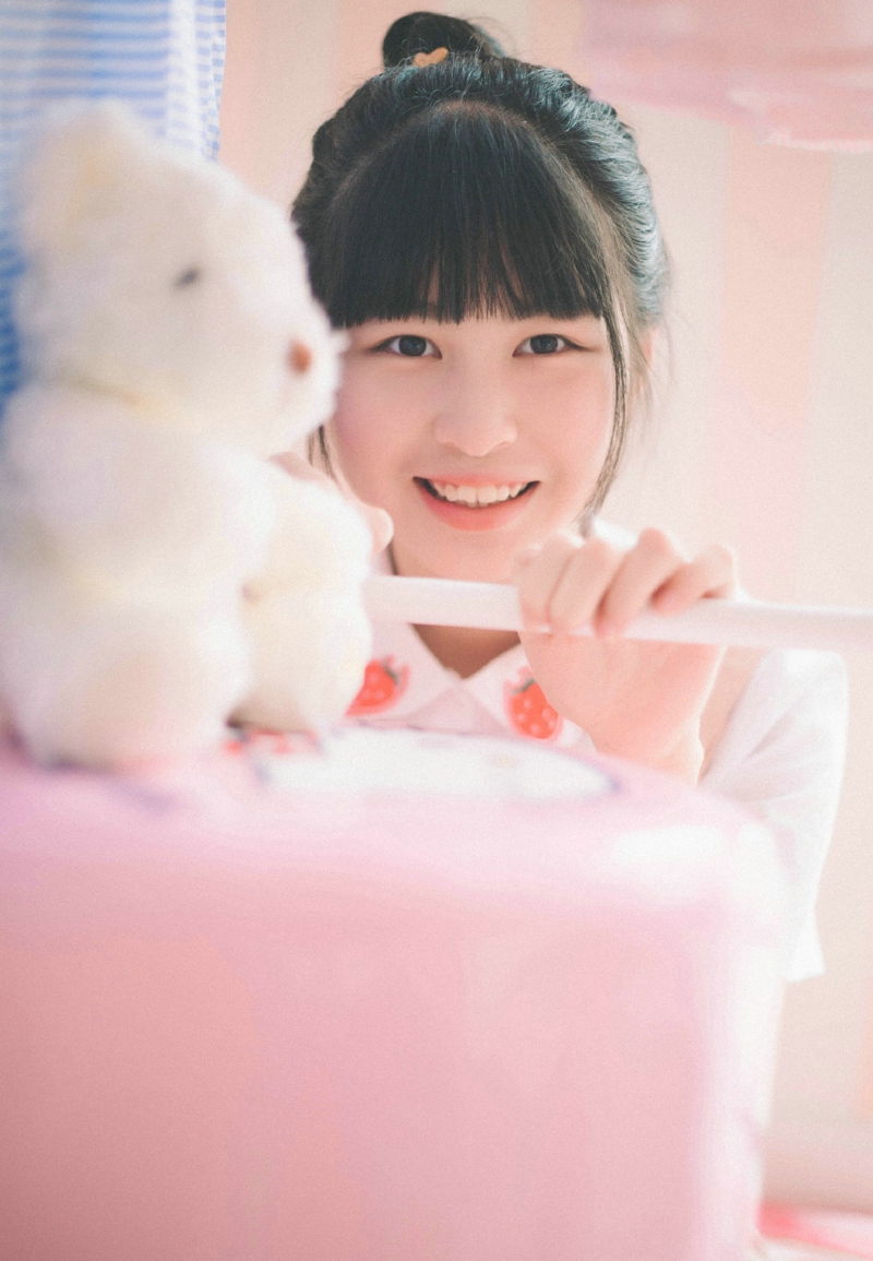 粉嫩婴儿肥脸蛋学生妹清新迷人私房