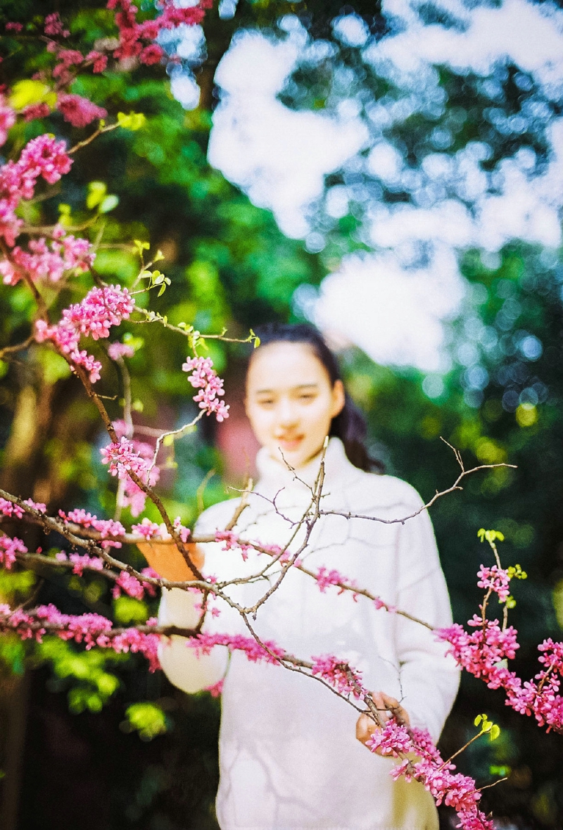 花季少女高马尾青春阳光十足