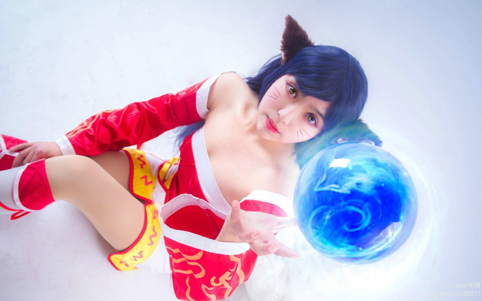 性感嫩模lol九尾妖狐cosplay写真